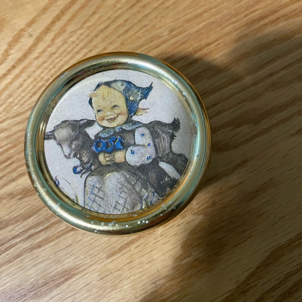 Vintage Hummel Little Girl with Lamb Music Box